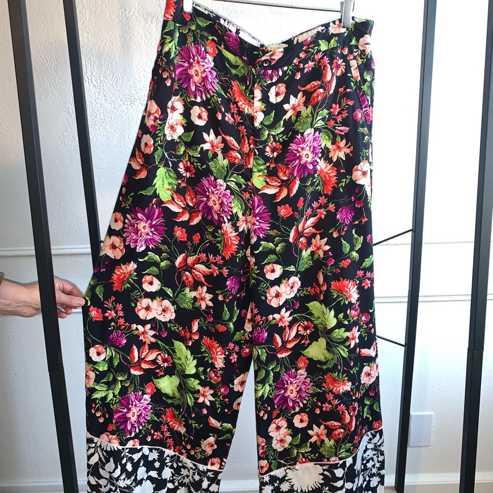 Maeve floral print pants. Size 14.